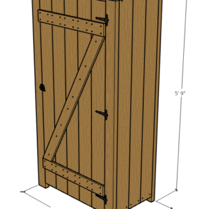 3D drawing of cabinet design