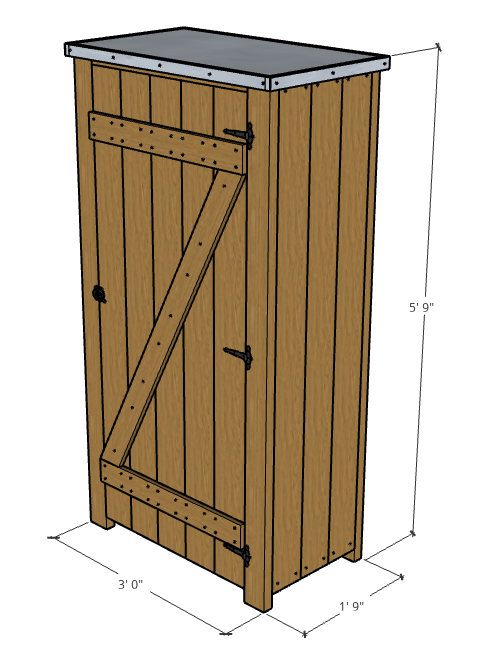 3D drawing of cabinet design